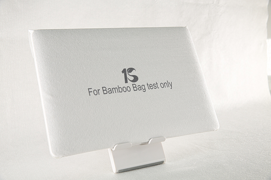 Biodegradable bamboo fiber bag